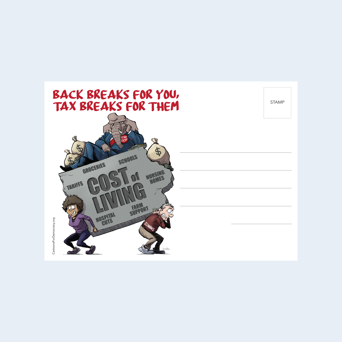 Iowa's Back Breaks vs Tax Breaks