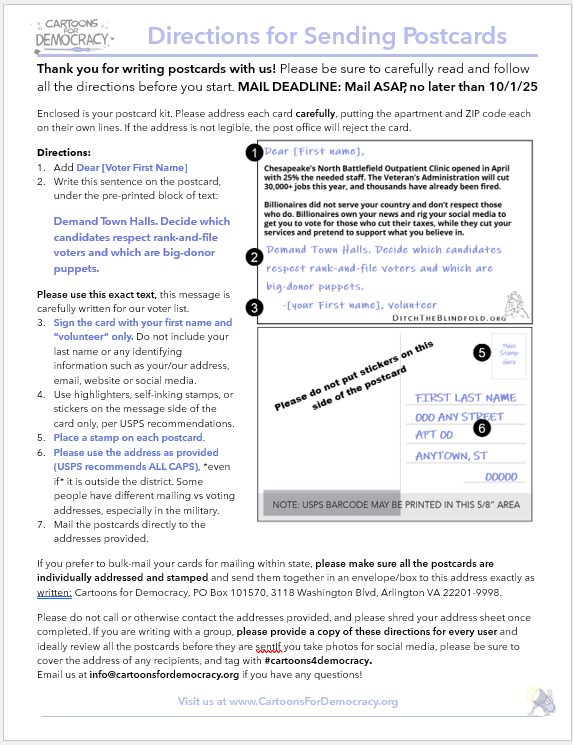 High Cost of Groceries Postcard & Address Kit