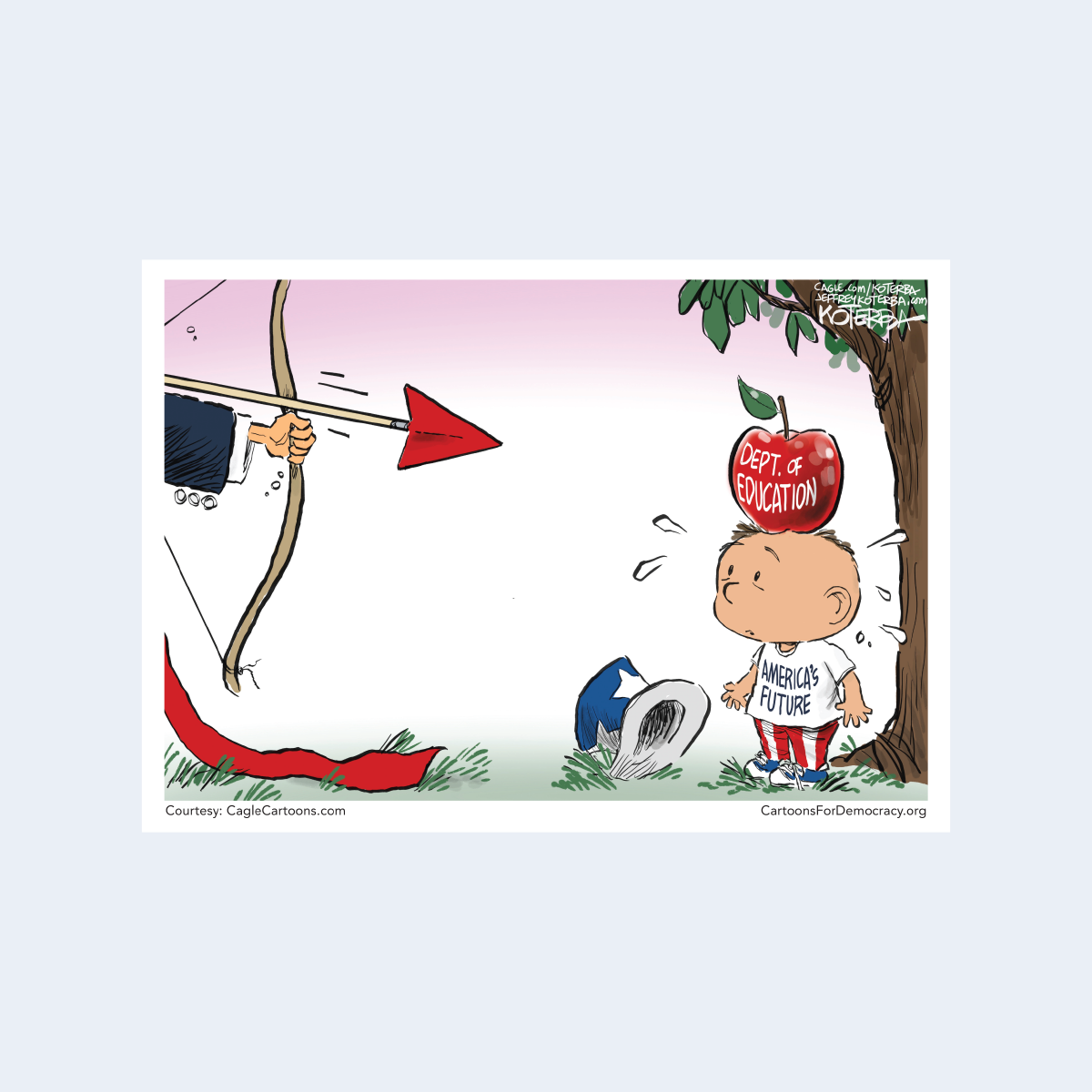 Taking Aim at Education Guerilla Card