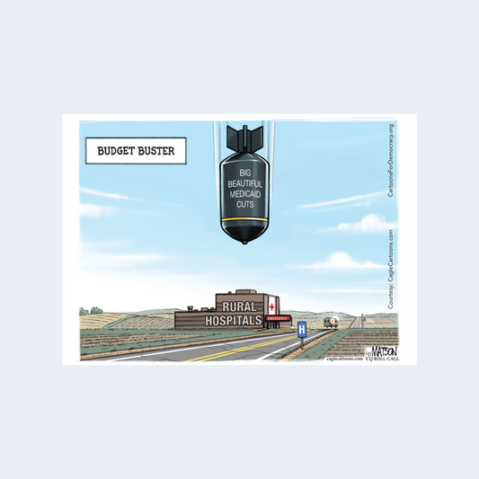 Rural Hospital Medicaid Cuts Guerilla Card