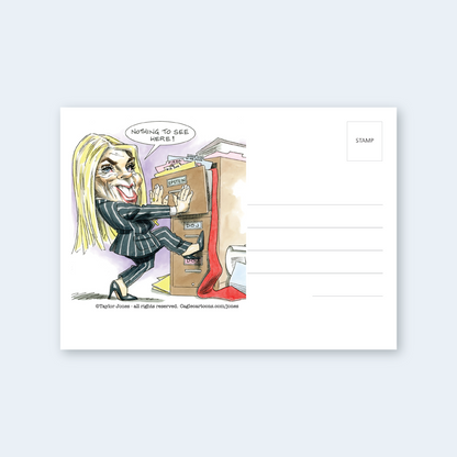 Nothing to See Here Postcard & Address Kit