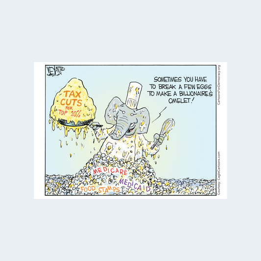 Billionaire's Omelet Guerilla Card