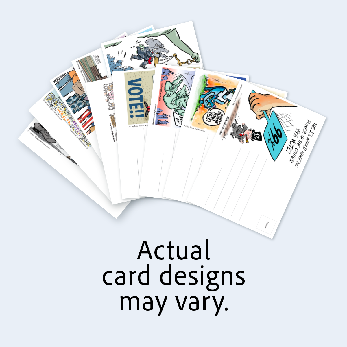 Mixed Designs Postcards