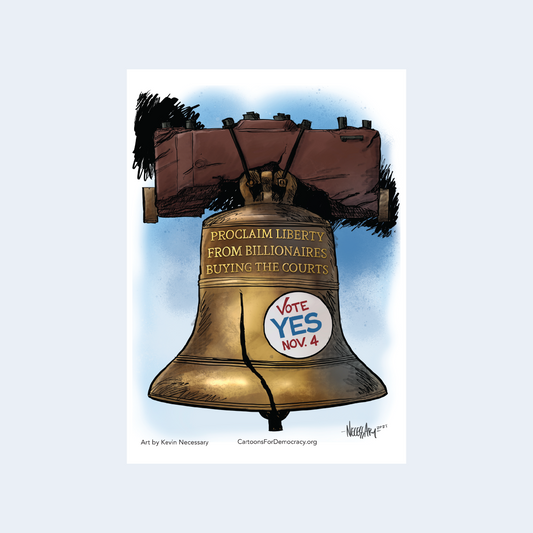 PA Liberty Bell Vote Yes 11/4 Guerilla Card
