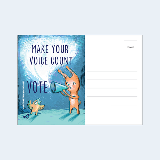 Make Your Vote Count Postcard