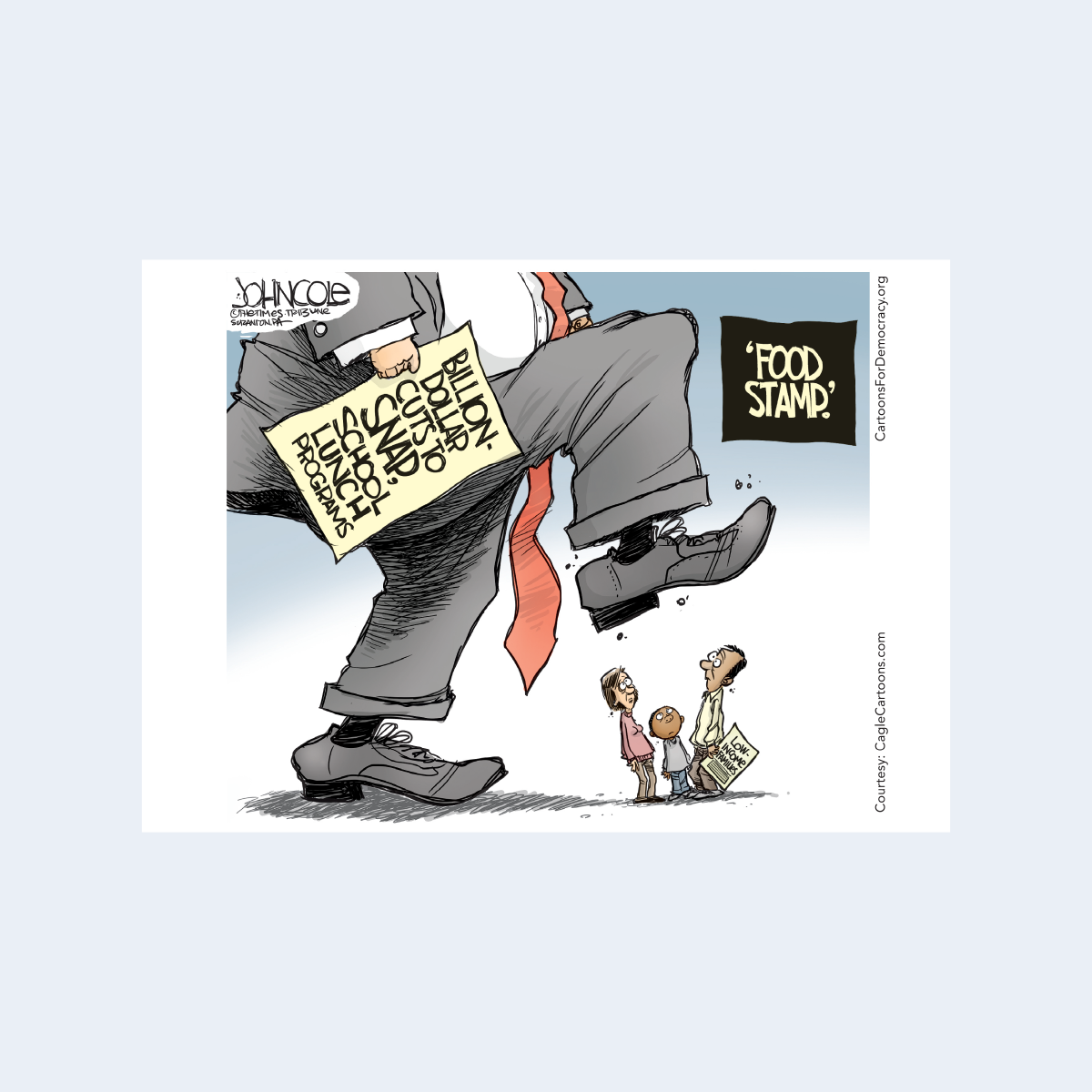 Trump SNAP Cuts Guerilla Card