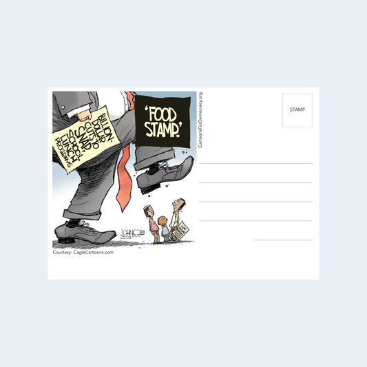 Trump SNAP Cuts Postcard
